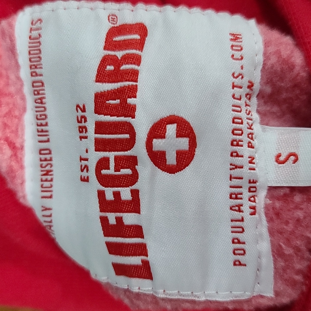 Lifeguard Red Hoodie - Picture 5 of 5
